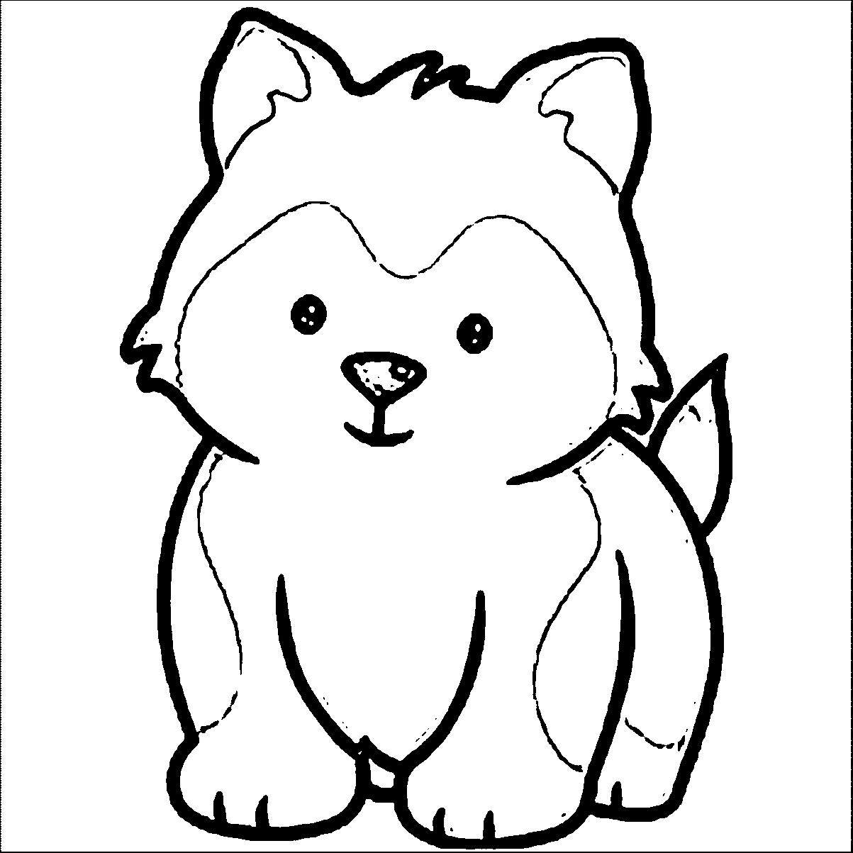 1203x1203 Moderno Coloring Pages Of Baby Puppies Foto