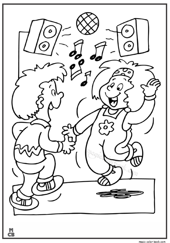 685x975 Dance Coloring Pages Free Printable