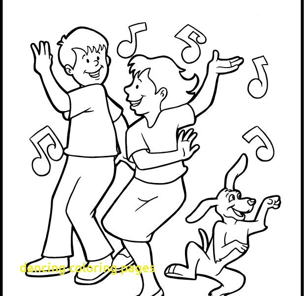 618x600 Dancing Coloring Pages With Printable Dance Coloring Pages