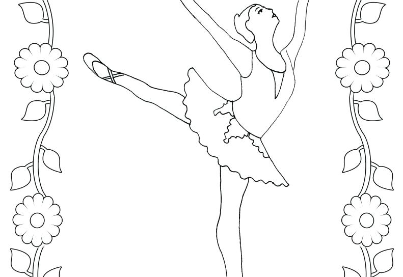 791x544 Dance Coloring Page