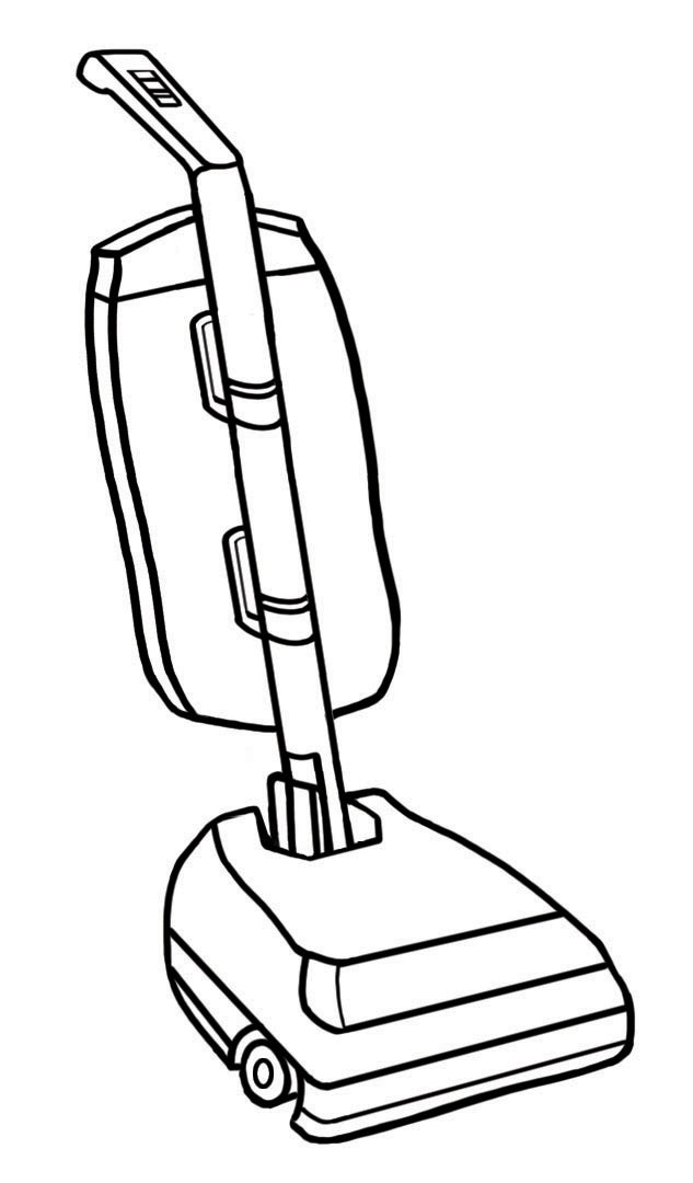 633x1080 Vacuum Cleaner Coloring Pages Ldsfiles Clipart Chores