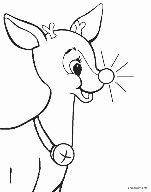 629x800 Printable Rudolph Coloring Pages For Kids