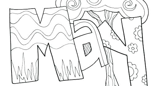 500x280 Classroom Coloring Page Download Cartoon Scene With Teacher