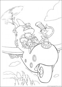 200x280 Dr Seuss The Cat In The Hat Coloring Pages Crafts