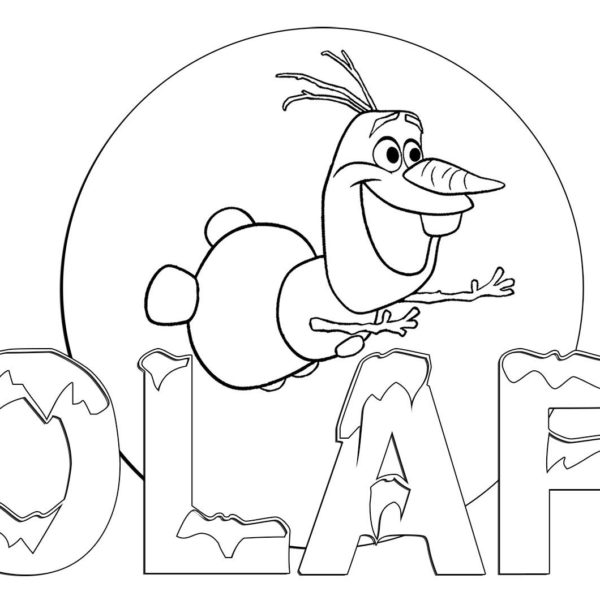 600x600 Printable Coloring Pages Kids Disney Frozen Yspages
