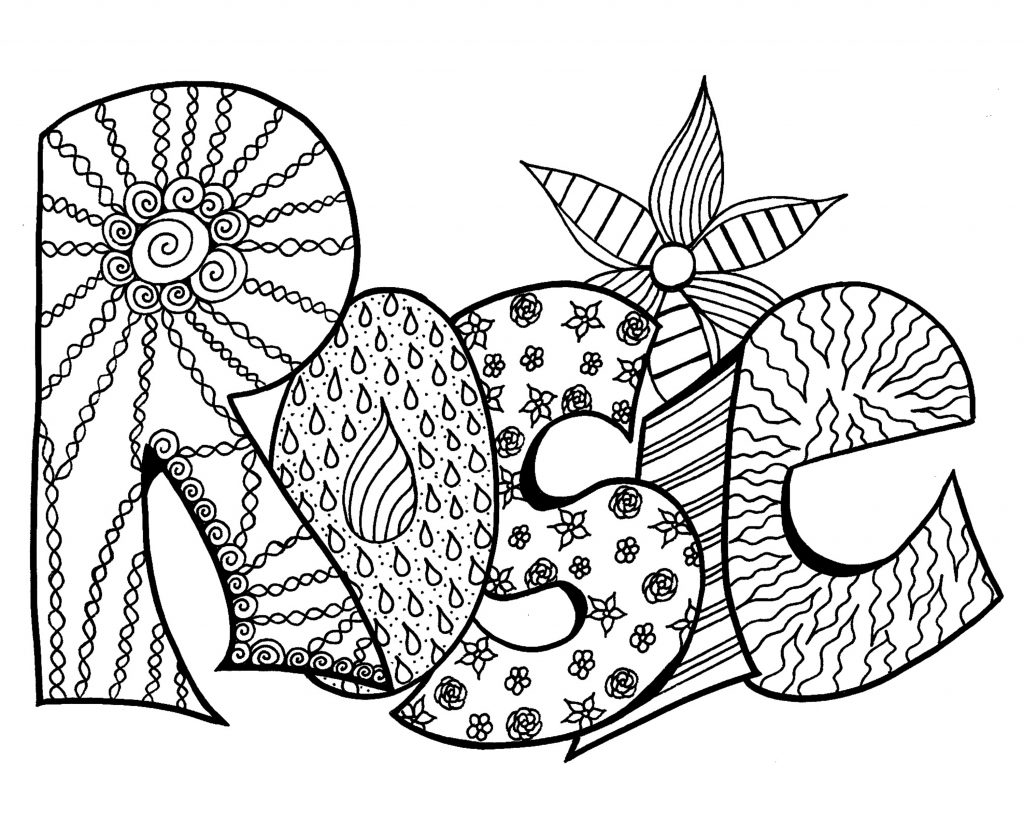1024x819 Name Coloring Page