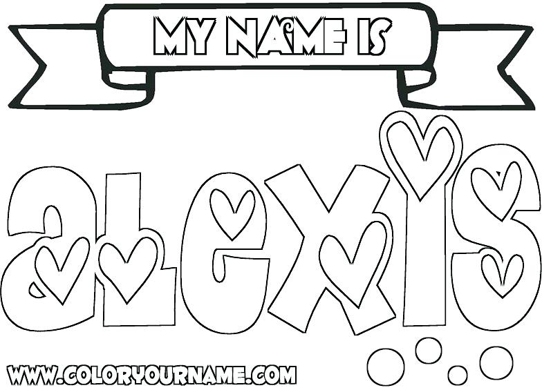 784x565 Name Coloring Pages Luxury Graffiti Coloring Pages Names Kids Name