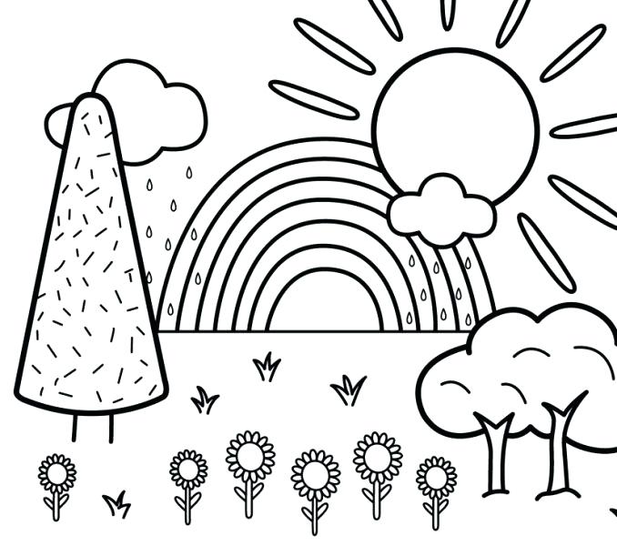 678x600 Nature Coloring Pages Coloring Pages Cute Coloring Pages