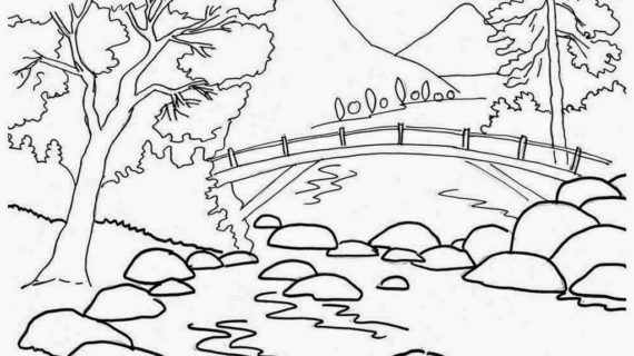 570x320 Nature Drawing For Children Farm Scenery Drawings Gardening