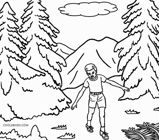 650x573 Printable Nature Coloring Pages For Kids