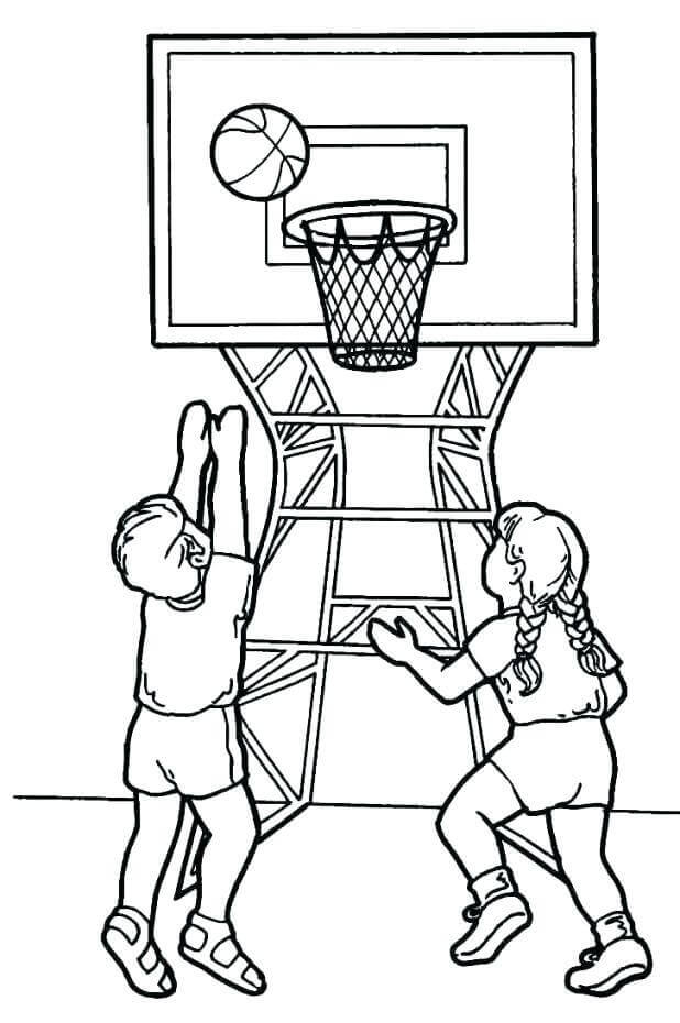 618x930 Free Printable March Madness Coloring Pages
