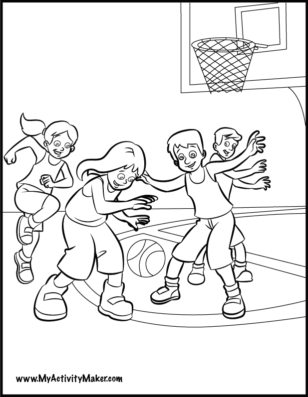 617x797 Basketball Ball Coloring Pages