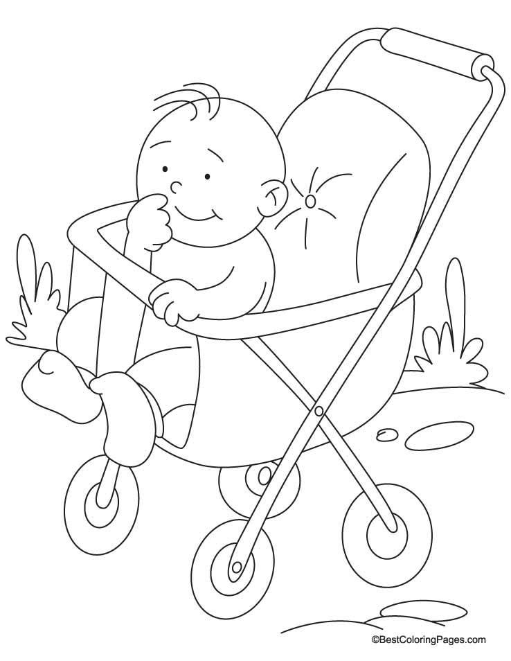 738x954 Pram Coloring Page Download Free Pram Coloring Page For Kids