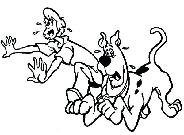 600x441 Scooby Doo Coloring Book Ebay Kids Coloring Running Coloring Page