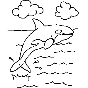 300x300 Whale Coloring Pages For Preschool Free Printable
