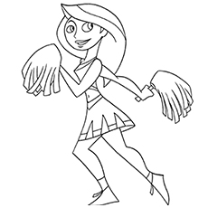 230x230 Top Kim Possible Coloring Pages