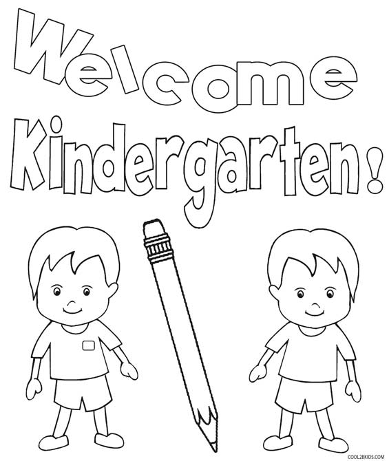 565x670 Printable Kindergarten Coloring Pages For Kids