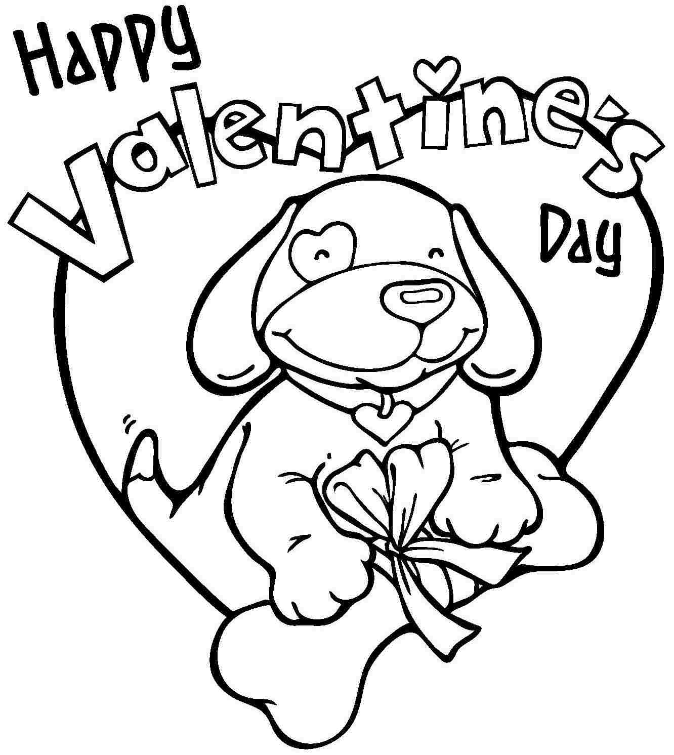 1332x1492 Valentines Day Coloring Pages For Kindergarten Free Valentine