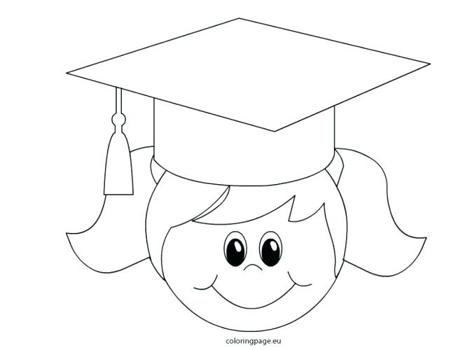 667x500 Graduation Coloring Pages Click To See Printable Version