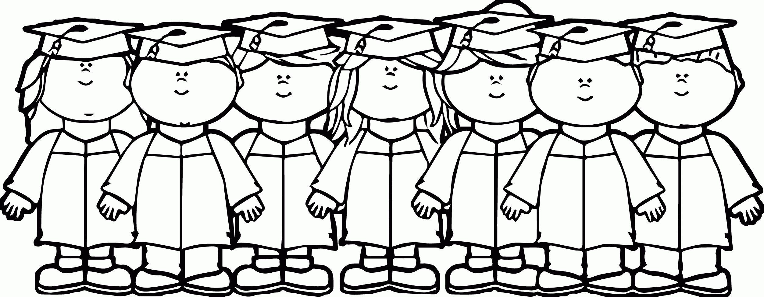 2506x977 Graduation Coloring Pages