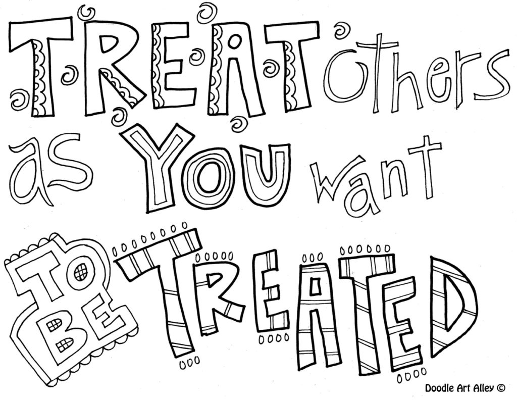 1024x792 Kindness Coloring Pages Printable Respect Sheets Portfolio