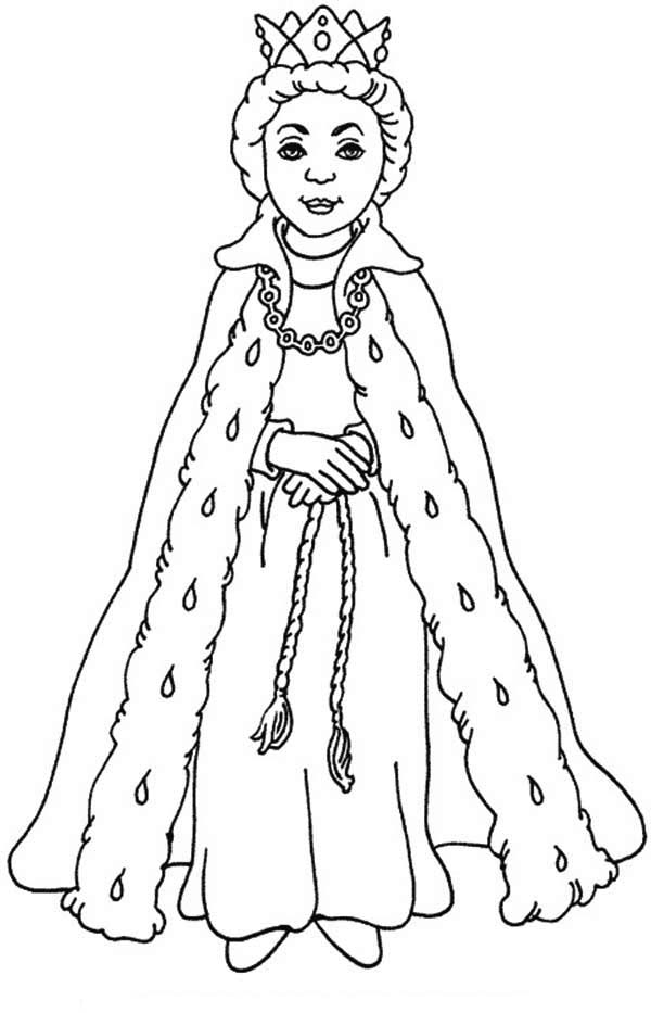 600x933 Opulent Ideas Queen Coloring Pages Extraordinary Page