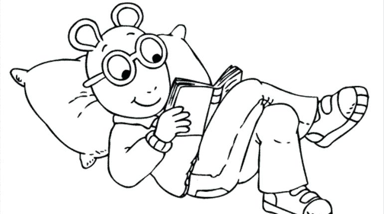 770x430 Arthur Coloring Pages Riding A Bicycle In Coloring Page King