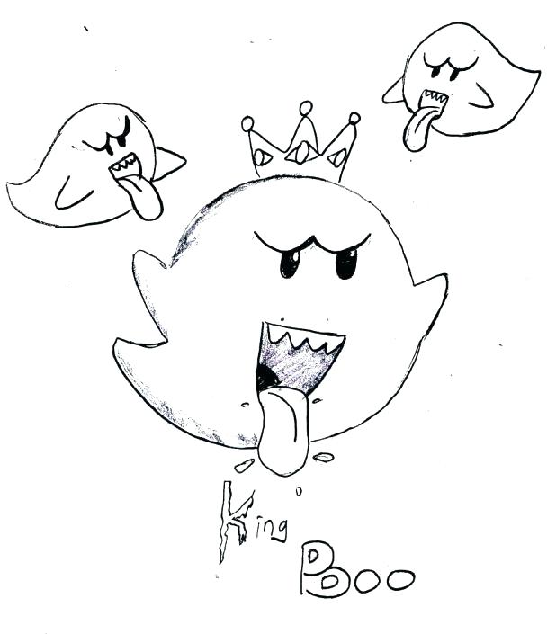 618x705 King Boo Coloring Pages Daisy Trapped In King Boo