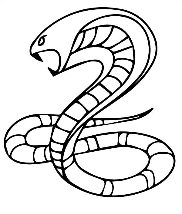 600x707 Snake Coloring Page Fresh King Cobra Coloring Page Coloring Pages