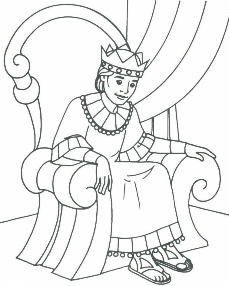 756x943 Bible David As King Coloring Pages Bible Class Ideas