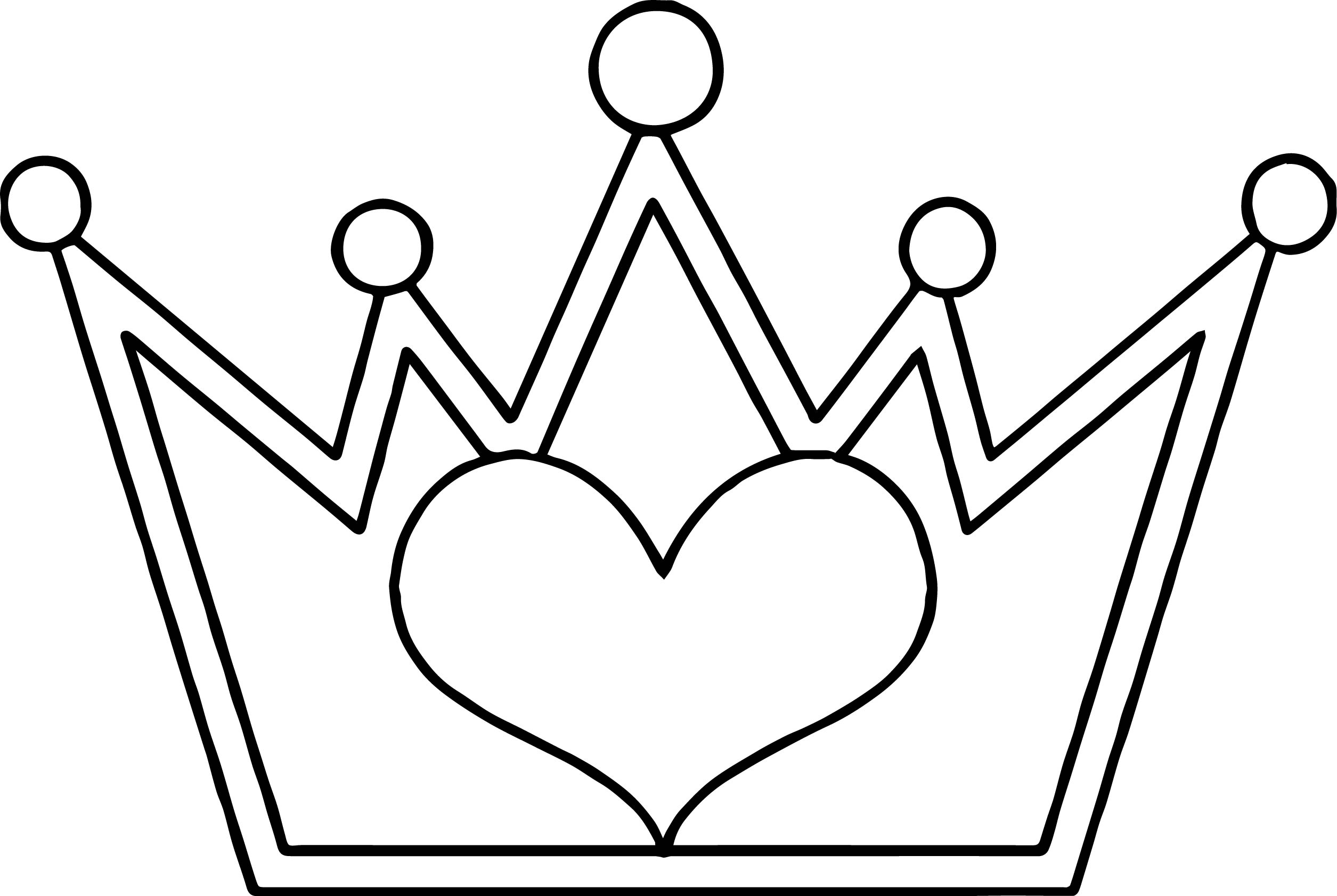2510x1683 King Crown Coloring Page