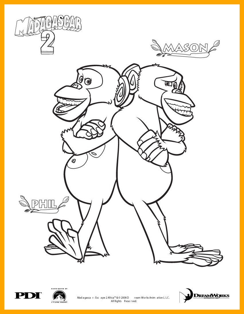 850x1091 Inspiring Coloring Pages Madagascar Alex Picture For Styles