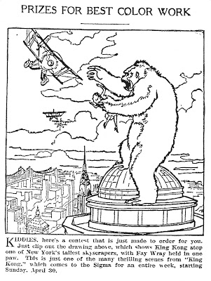 301x400 These King Kong Coloring Pages Are Kind Of Terrifying