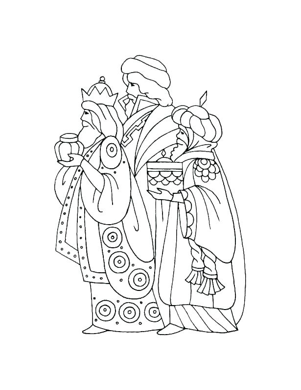 615x795 Three Kings Coloring Pages Drawing Three Kings Coloring Pages King