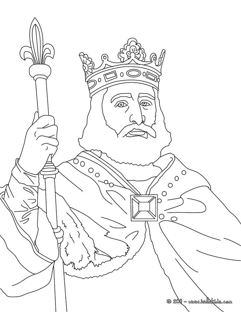 820x1060 King Charles Martel Coloring Page History Coloring Sheets