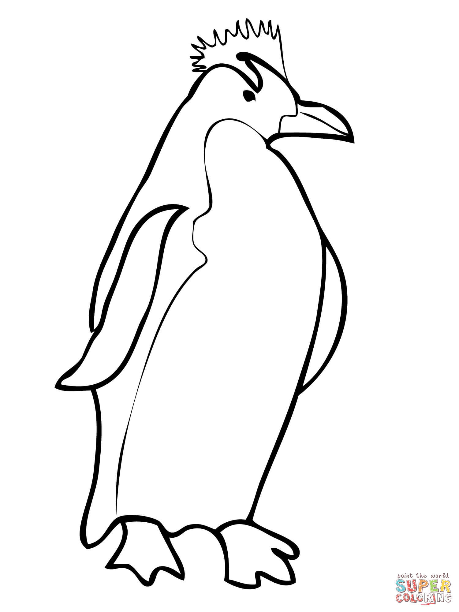 1500x2000 Coloring Page Penguin Acpra