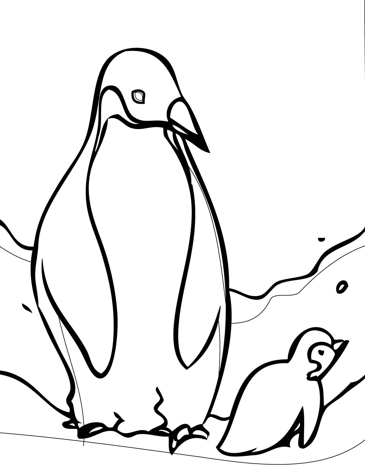 1275x1650 Penguin Coloring Pages Unique Free Printable Penguin Coloring
