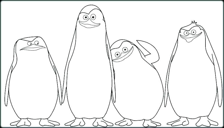 846x485 Penguin Pictures To Color As Well As Coloring Pages Of Penguins