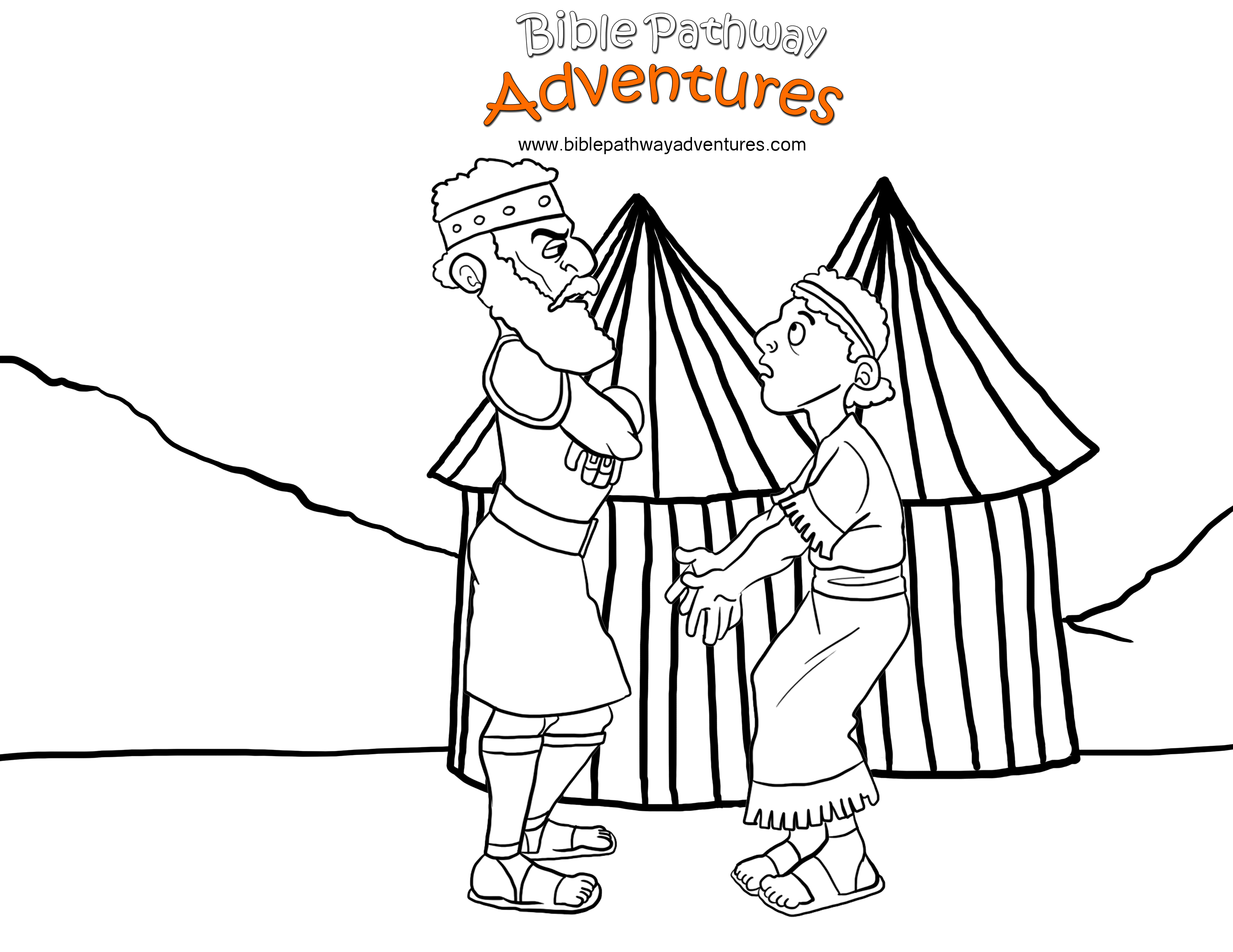 3300x2550 Free Bible Coloring Page King Saul And David Bible Activities King