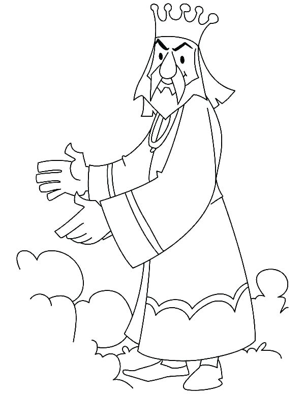 600x776 King Solomon Coloring Pages Enchanting King Coloring Pages