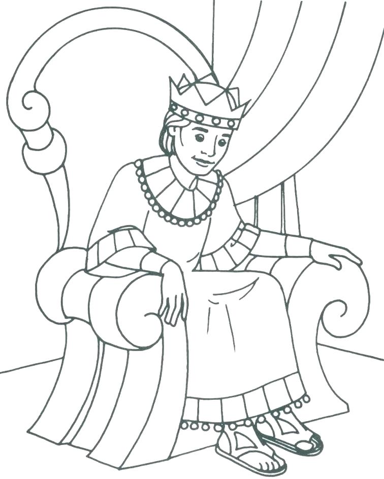 756x943 King Solomon Coloring Pages King Coloring Bible As King Coloring