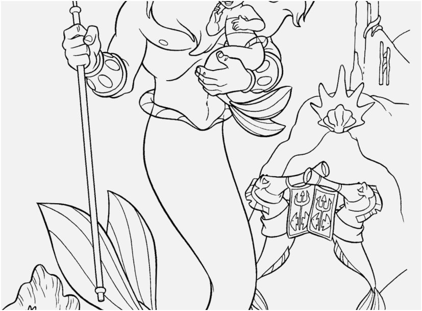 King Triton Coloring Pages at GetDrawings | Free download