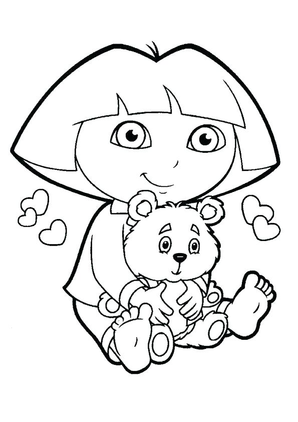 595x842 Dora Mermaid Kingdom Coloring Pages Printable Coloring Printable