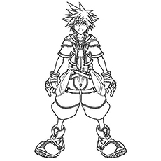 230x230 Top Free Printable Kingdom Hearts Coloring Pages Online