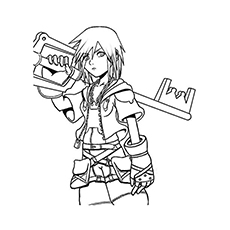230x230 Top Free Printable Kingdom Hearts Coloring Pages Online