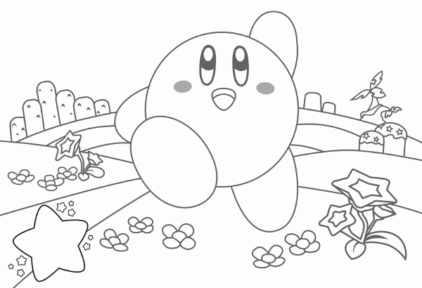 Kirby Coloring Pages at GetDrawings | Free download