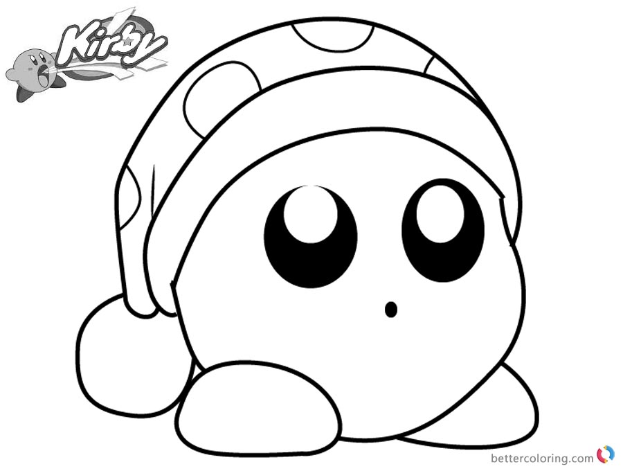Super Smash Bros Kirby Coloring Pages Coloring Pages