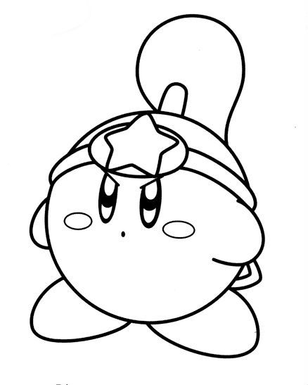 438x547 Free Printable Kirby Coloring Pages For Kids Free Printable