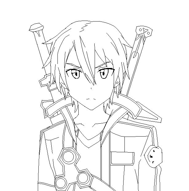 Kirito Coloring Pages