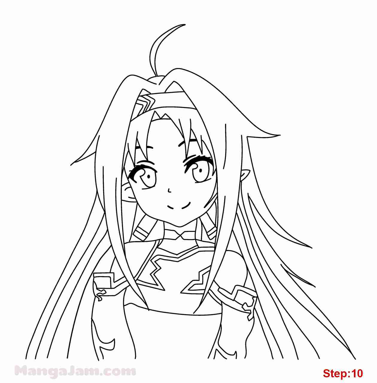 1260x1280 Sword Art Online Kirito Coloring Page Colouring